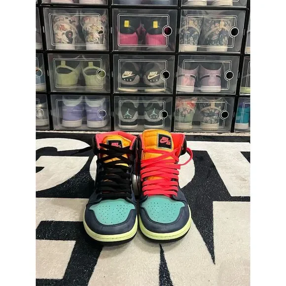 Jordan Air 1 Retro High 'Tokyo Bio Hack' Blue Men's Size 10M - Picture 2 of 3